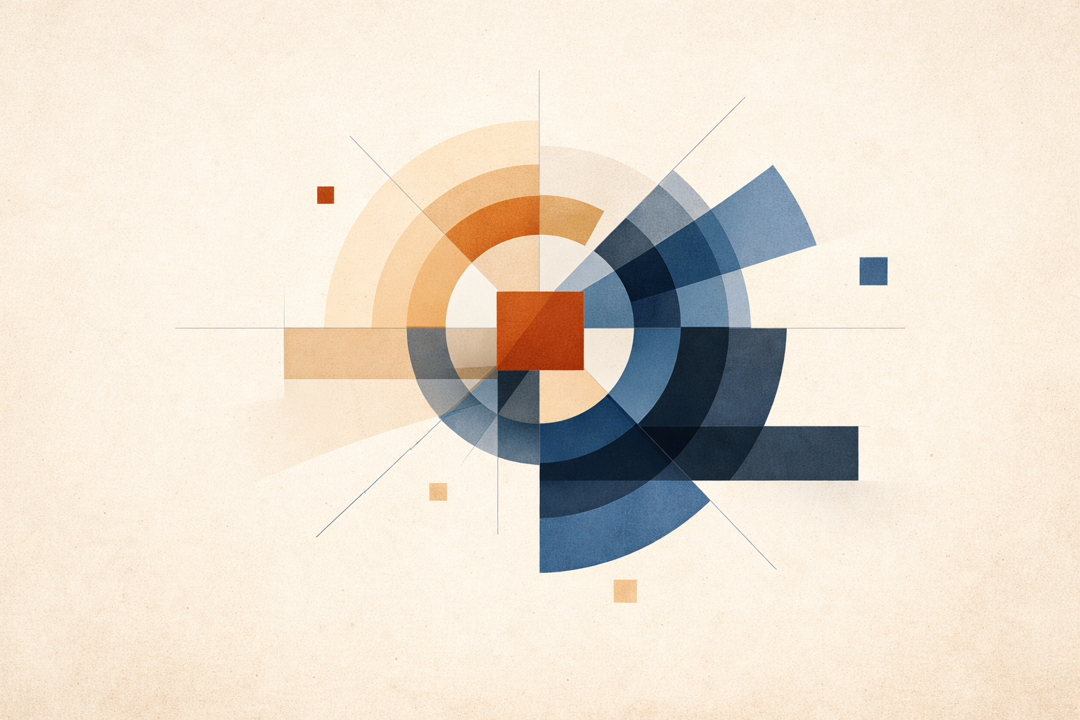 Abstract geometric art